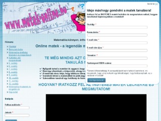 Részletek : Matematika online
