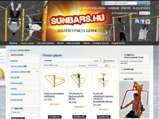 Részletek : Sunbars kültéri fitness gépek